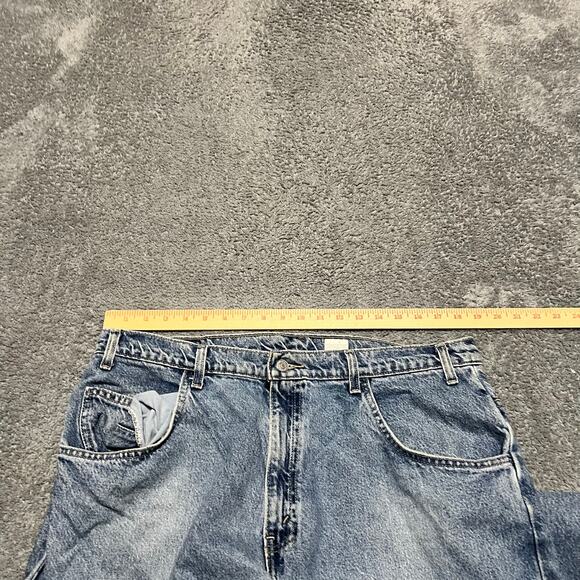 Vintage Levis L2 Jeans Men 36x34 Loose Baggy Fit Straight Leg 90s Skate Faded * - Picture 12 of 13